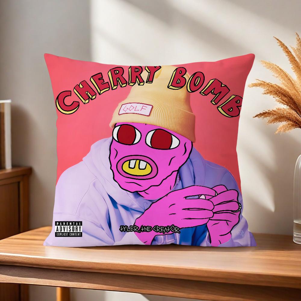 Kissenbezug weich das Kissen C-Cherry Sänger Hülle für Tyler Sofa c-Creator Wohnzimmer Homeoffice Bomben Dekor Schutzhüllen