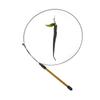 Simulation Bird Cat Toys Funny Interactive Peacock with Bell Cat Stick Toy for Kitten Playing Teaser Wand Toys Pet Cats Supplies