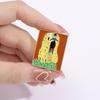 Trendy Geometric Cartoon Brooch With Vivid Colors Perfect For Fashionable Outfits