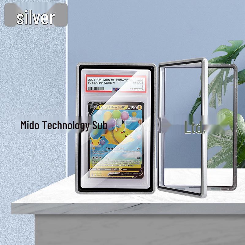 Aluminum Alloy Tempered Glass Protective Cover for PSA, BGS, CGC Rated Cards