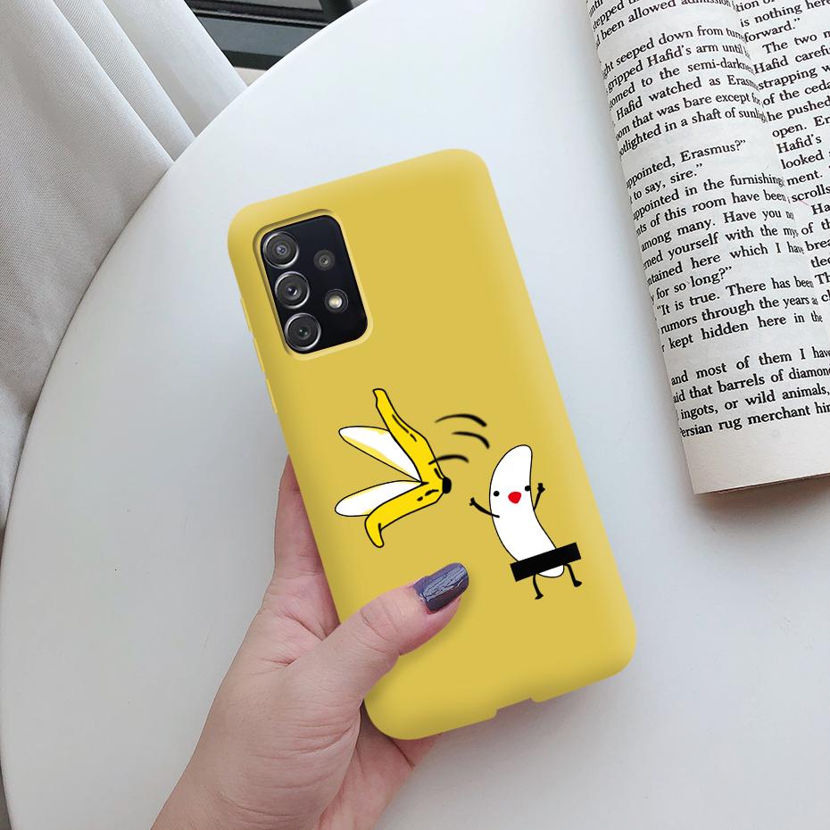 Für Samsung A52 Hülle Silikon Weich Niedlich Rückseite Stoßstange Funda Für Samsung Galaxy A52 5G GalaxyA52 A 52 2021 SM-A526B Hülle Coque