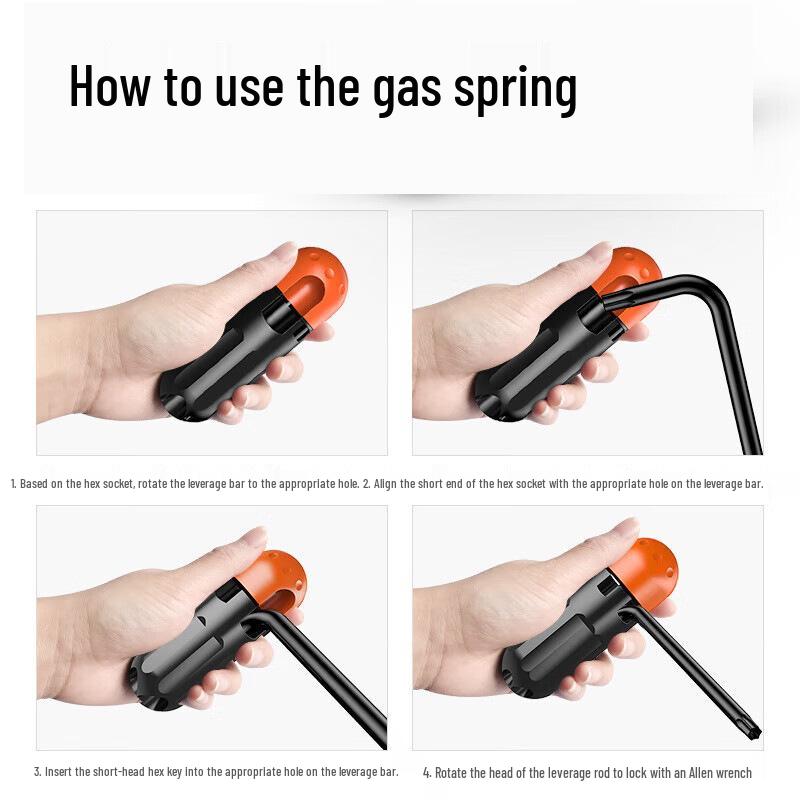 9-Piece Black Ball Head Hex Key Set - Strong Torque Hexagonal Wrench for 6-Sided Screws.