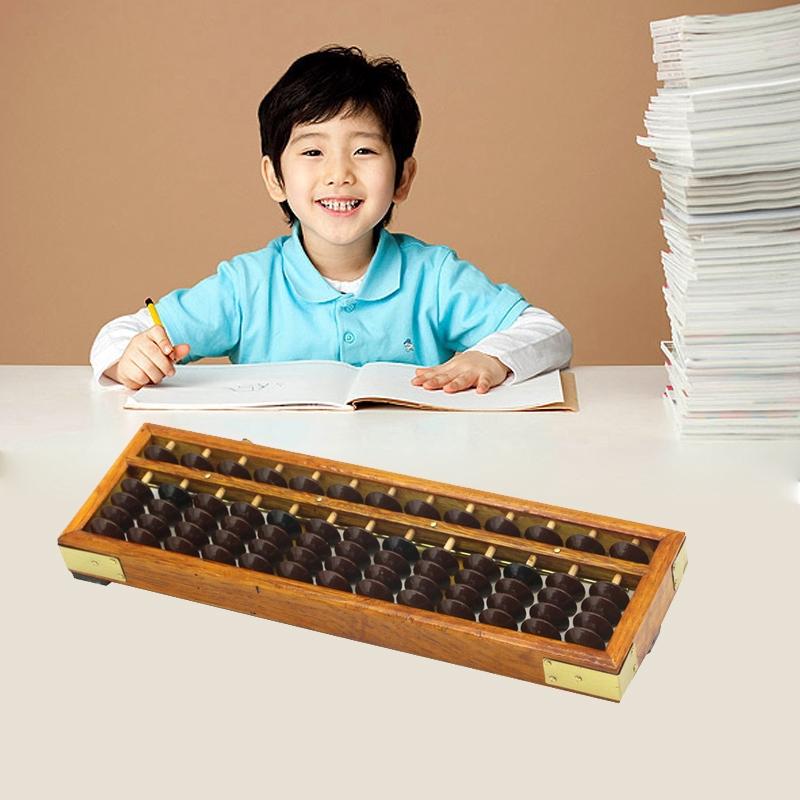 Soroban Plastics Bead Toy Develop Kid's Intelligence Mathematics Abacus Wooden Frame Classic Ancient Calculator Abacus