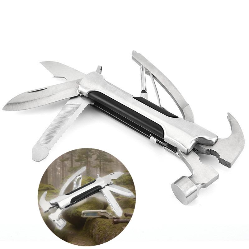 Multi-functional Mini Claw Hammer, Multi-purpose Hammer, Outdoor Camping and Mountaineering Tools, Multi-tool Pliers, Men's Gift