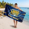 Leeds Rhinos Personalisiertes Namens-Text-Strandtuch, Weiches Saugfähiges Handtuch Strand Pool Reise Persönliches Geschenk