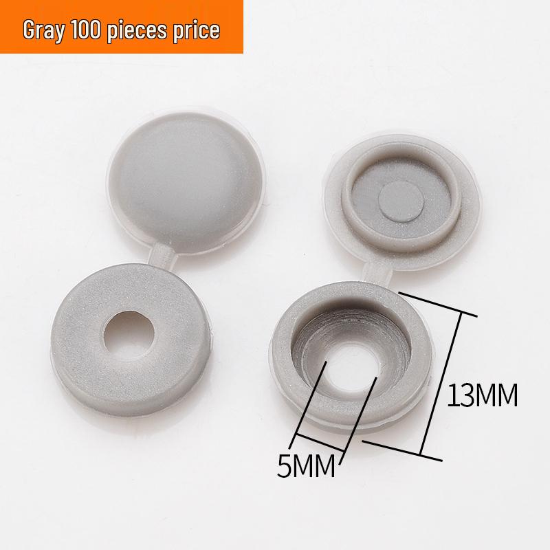 M4/M5 Plastic Self-Tapping Screw Cap and Cover for Furniture Cabinet