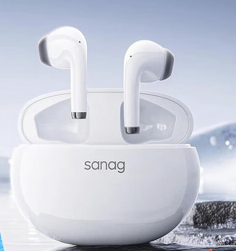SANAG T81S Pro True Wireless Semi-In-Ear Bluetooth Earbuds with Built-in MP3