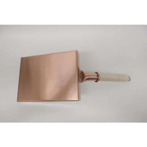 Specialutgåva: Inkluderar förvaringsring. Nakamura Kopparomelettpanna, 13 cm Lång (13cm x 18cm), Professionell Omelettpanna, Stekpanna för Mjuk och Len E