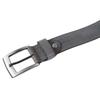 Ceinture - LEONARDO VERRELLI - LV0045 - Cuir véritable - Gris - Boucle ardillon