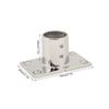 Multiple sizes Boat Handrail Fitting 90° Angle Silver Rectangular Base 316 Stainless Steel Heavy Duty Marine Yacht Handrail
