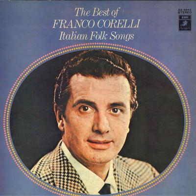 LP Record FRANCO CORELLI - Best Of Franco Corelli Italian Folk AA8842 ANGEL Japan Obi Classical Used