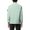 STONE ISLAND Düz Renk Logo Yama Uzun Kollu Gömlek Erkek gömlekleri Açık Yeşil 771511305-V0055