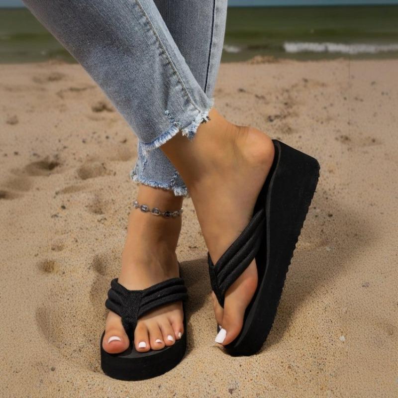 Fashion Women Slippers New Summer Casual Slippers Flip Flop Platform Fashion Outdoor Beach Shoes Comfort Simple Sandals Slides Women
