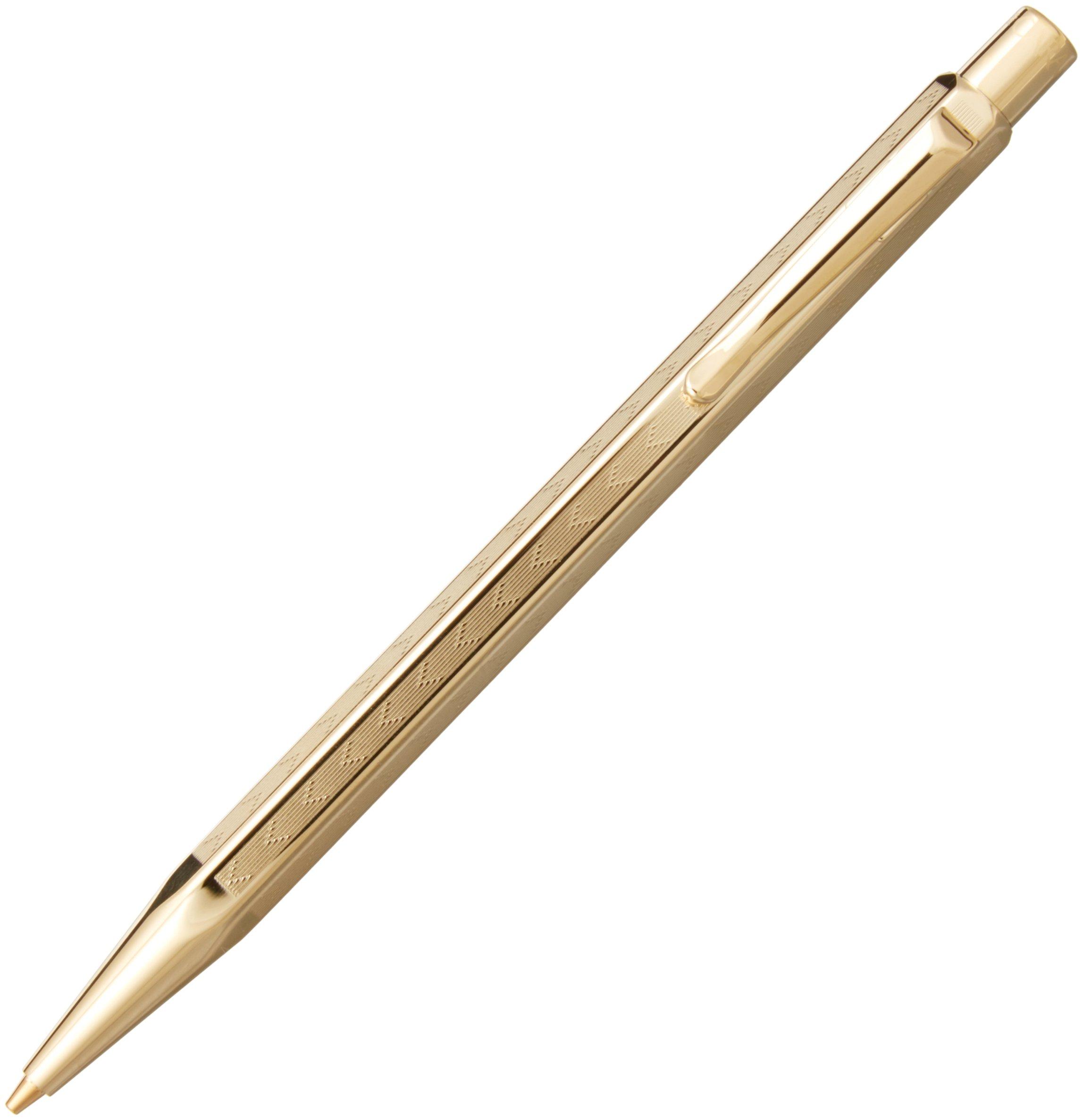 

Caran d Ache Mechanical Pencil Ecridor Chevron Gold 0004-208 0.7mm