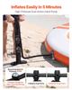 Inflatable Floating Dock, 3.05M Inflatable Dock Platform, Non-Slip Water Air Mat with Portable Carrying Bag & Detachable Ladder, Floating Water