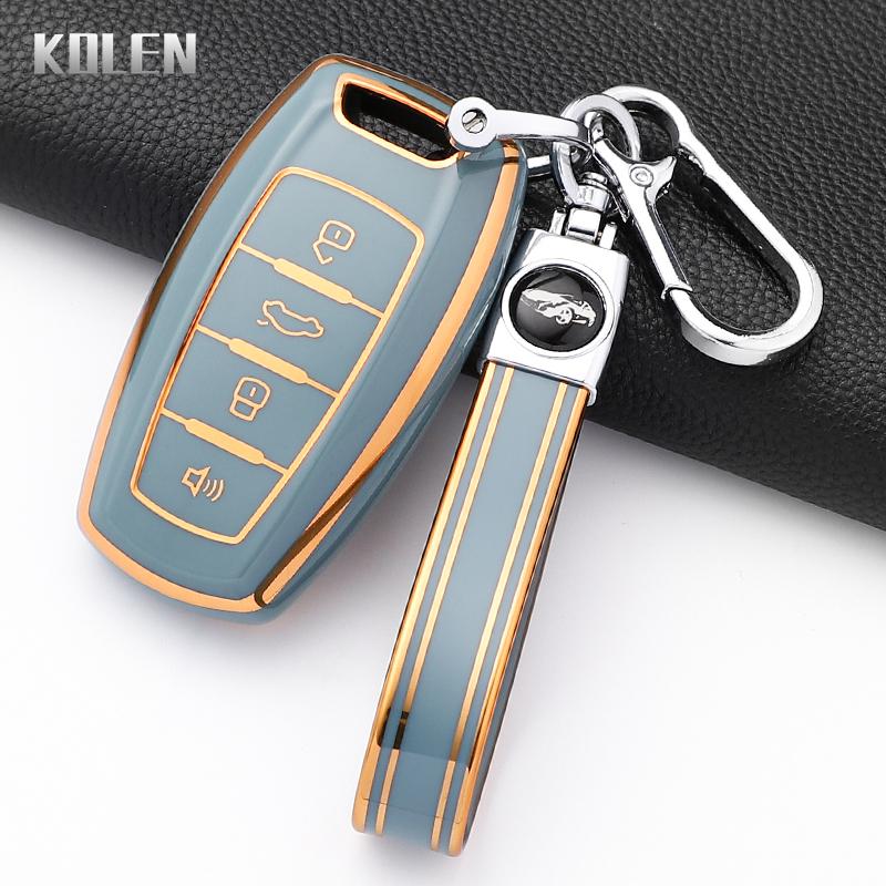 Fashion Tpu Car Key Case Cover For Great Wall Haval Jolion H6 H7 H4 H9 F5 F7 F7X F7H H2S Gmw Dargo Protected Shell Keychain