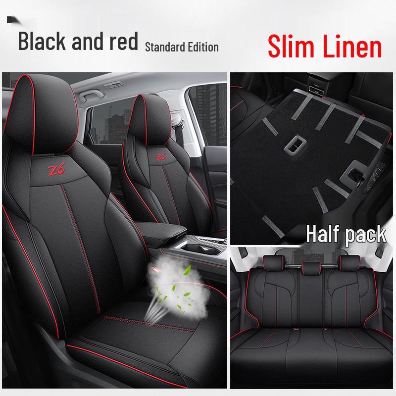 DJGY Leather Seat Cover for Changan Auchan Z6: All-Season Sports Cushion