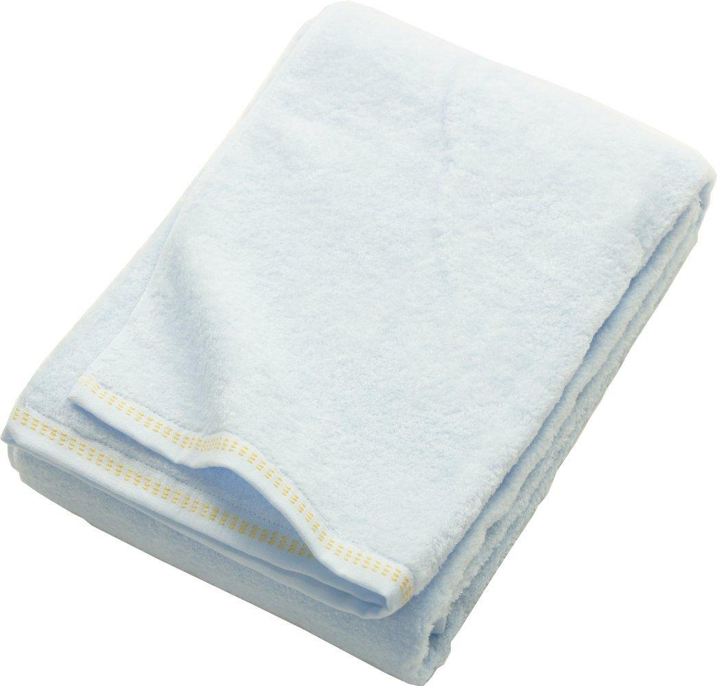 

Kusubashi Mon Ori Imabari Presso Watahime Bath 68 x 130 cm Towel, Blue, 1-62008-11-B, синий