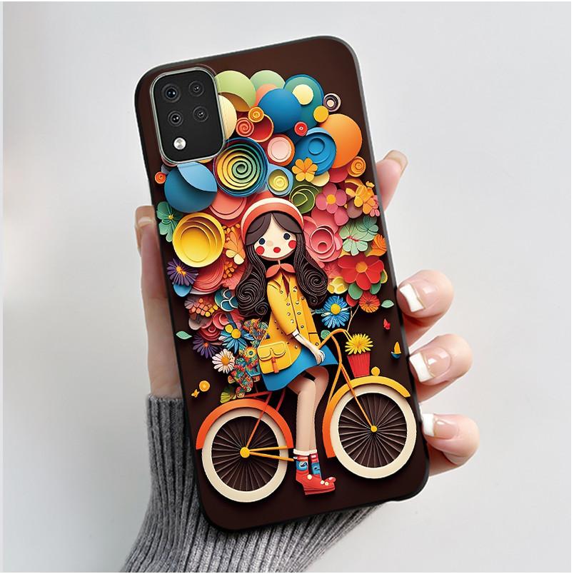For LG K42 Case LMK420 Cute Love Rabbit Silicone Soft Coque Protective Back Cover For LG K42 K52 K62 K 42 Q52 Bumper Shell Funda