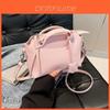 Sac Boston en Pu Pour Femmes Avec Fermeture Éclair et Poche Intérieure Pour un Usage Quotidien
