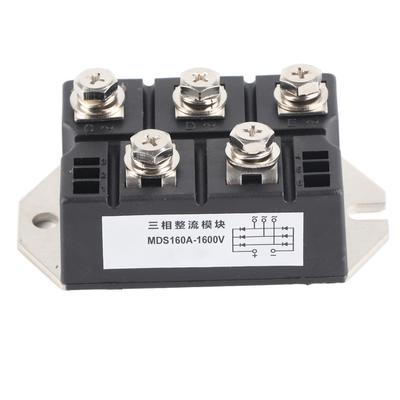 Diode Rectifier Power Module 3 Phase Bridge Rectifier 5 Terminals Copper Plate Heat Dissipation