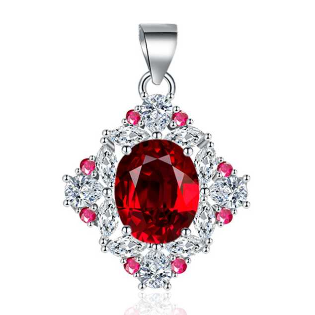 Sace Gems Collier pendentif classique de luxe en Zircon pour femmes, bijoux, cadeau de fête de promesse de mariage