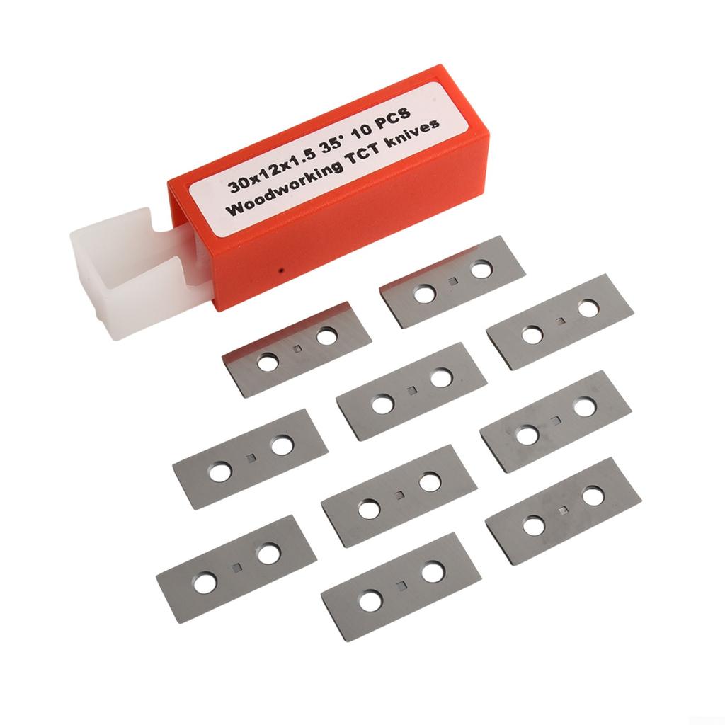 10-pack hårdmetallskär 30x12x1 5 mm för trä svarv skärverktyg