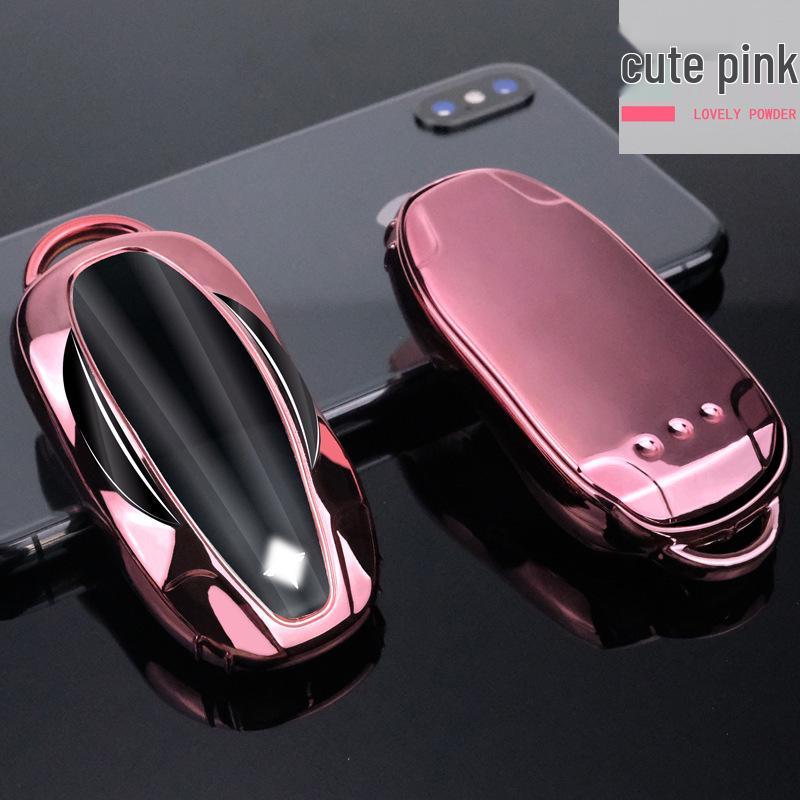 Tesla Model 3 Full-Cover TPU Smart Key Shell Case