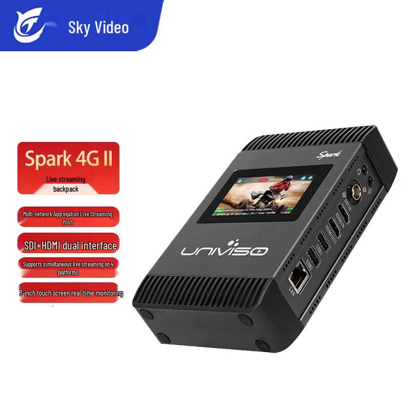 

Univiso Spark Series 4G/5G Live Broadcast Encoder Backpack