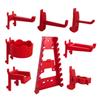 Plastic Pegboard Hooks with Square Hole - Wall-Mounted Tool Rack and Storage Shelf for Hardware Display