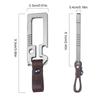 Titaniums Alloy Key Holder Outdoor Tool Key Holder with Bottle Opener Screwdriver Outdoor Keychain Multitool Enduring
