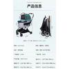 2026double-layer pet cart for outdoor play detachable automatic folding cat dog cart Pet Strollers
