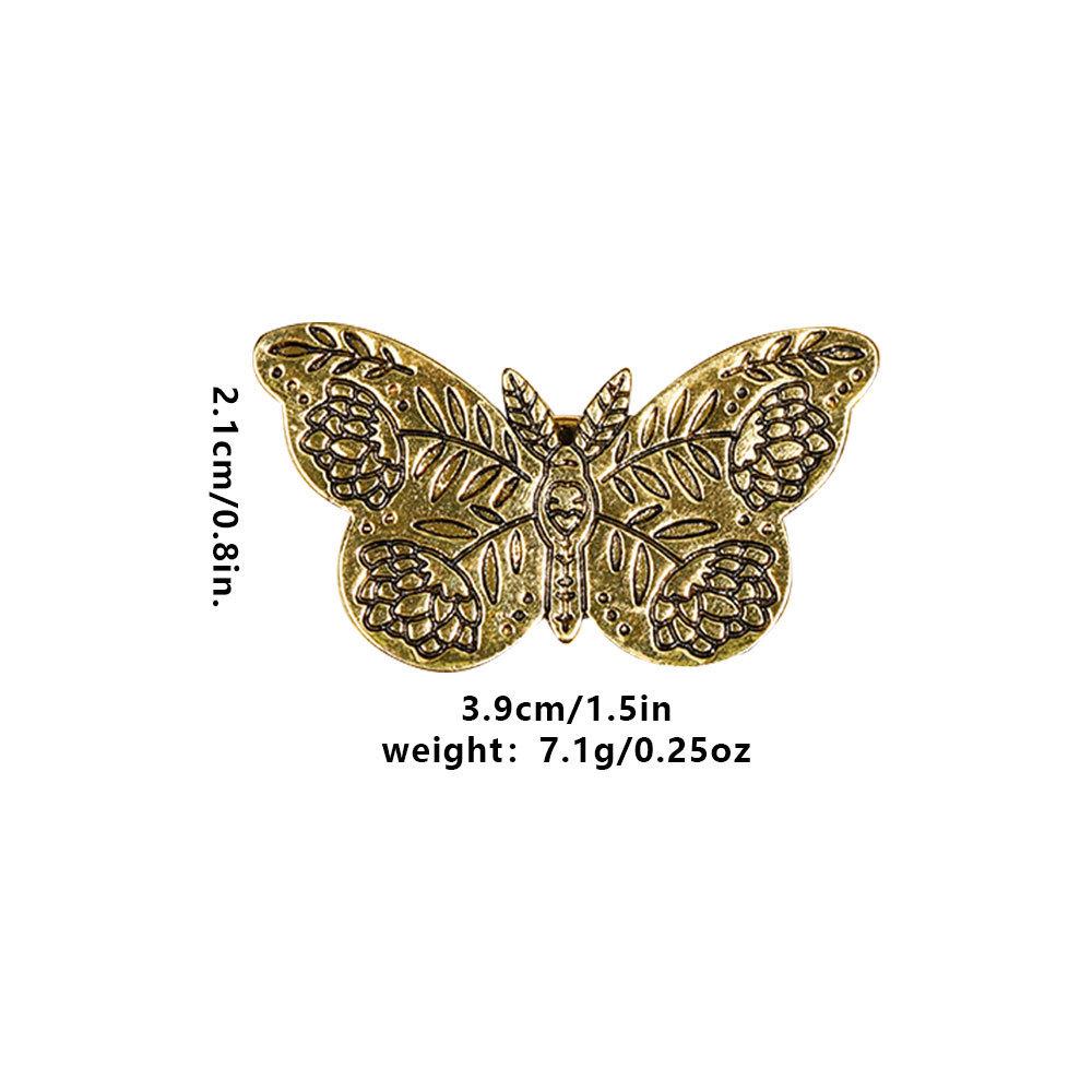 Vintage Europäisch-Amerikanische Tierbrosche: Fuchs und Schwalbe Literarischer Anhänger