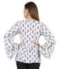 Moomaya Printed Top Full Sleeve Pleated Rayon Kurta Short Tunic Summer Blouse For