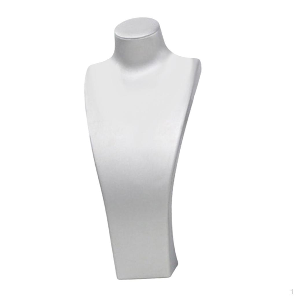 Necklace Bust Display Stand Jewelry Holder Selling Shop Use Photo Prop Decorative
