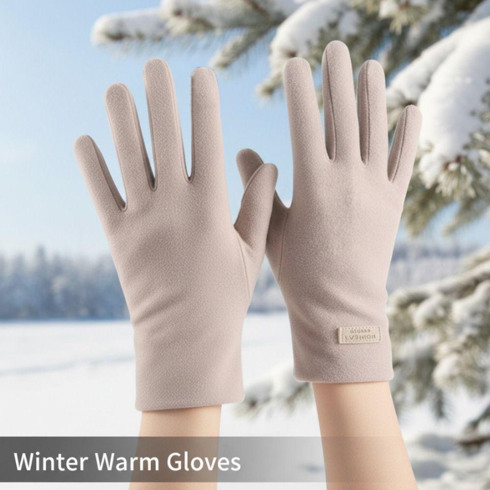 Windproof Winter Cycling Gloves Cold Proof Warm Outdoor Gloves Thick Cycling Gloves Mountaineering