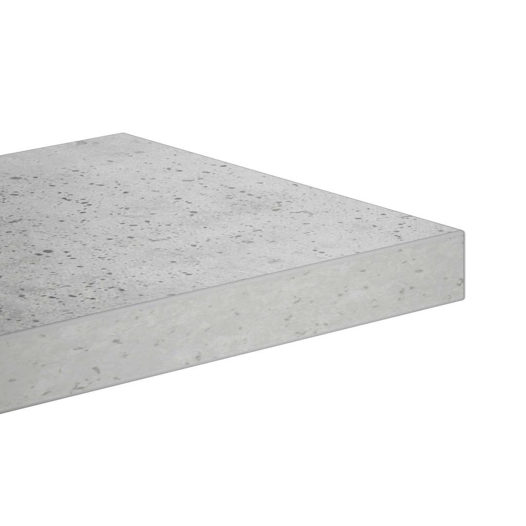 Wall Shelf Concrete Grey 30 X 13.5 X 64.5 Cm Engineered Wood