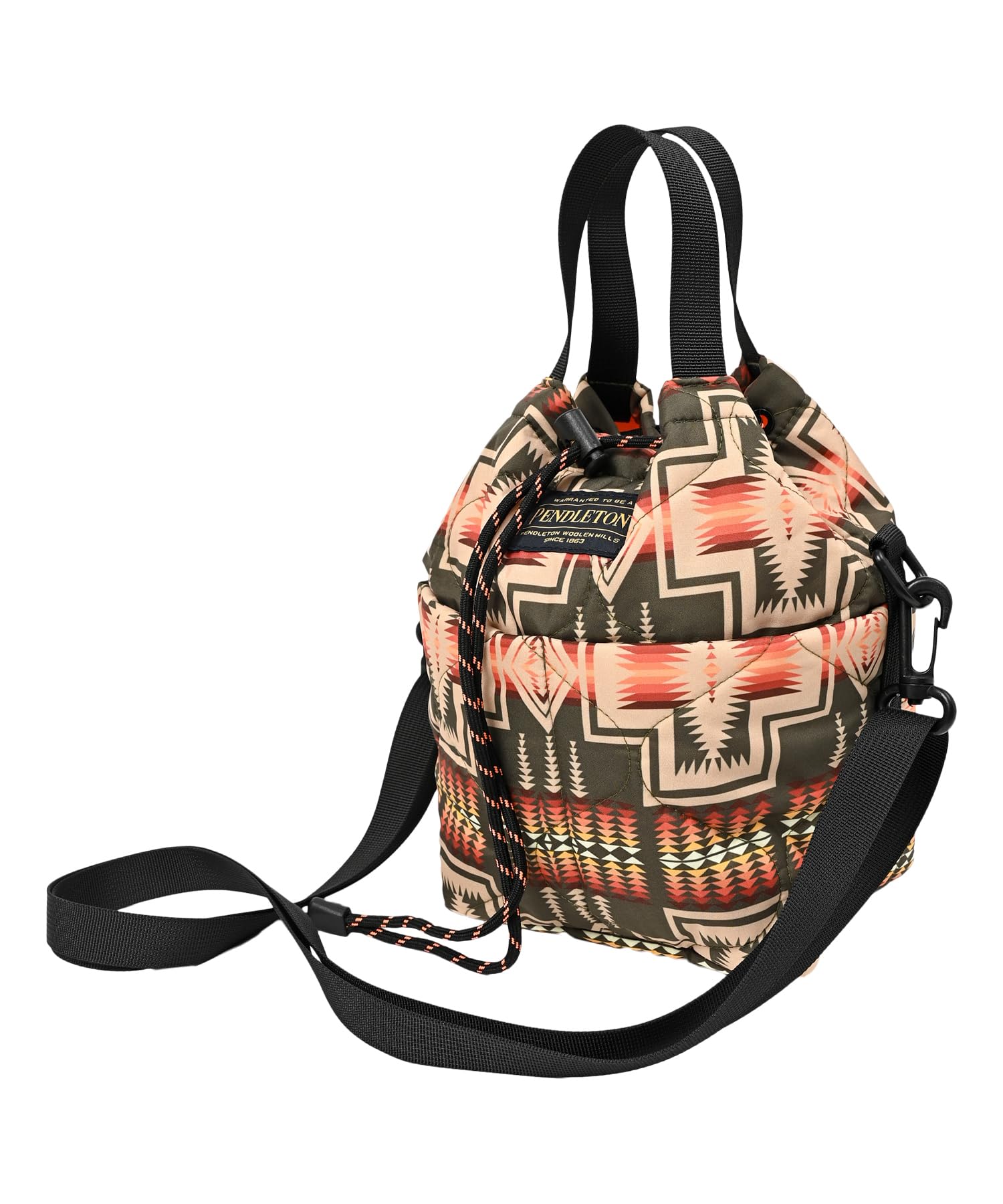 

KiU Pendleton Padded Pocketful Mini Bag, waterproof, water-repellent, quilted shoulder baghandbag with two-way pockets, stylish and cute, perfect for