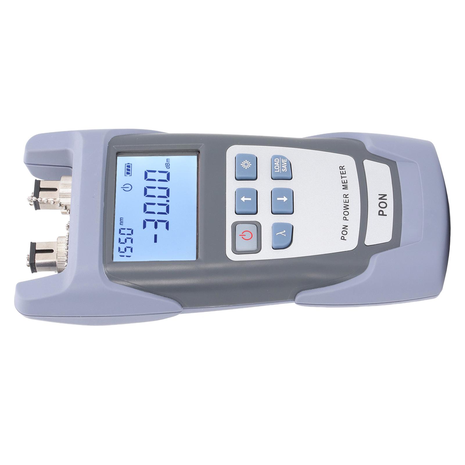 Оптический измеритель мощности Ручной Высокоточный Измеритель мощности PON Тестер волоконно-оптического кабеля с ЖК-дисплеем