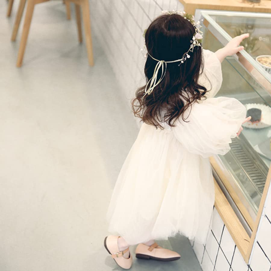 EnDast Tulle Mânecă Lungă Tutu Perfect pentru Recitaluri și Haine Drăguțe pentru Bebeluși pentru Mărimi 110cm Rochie, Rochie, Nunti, Volane, Fete, 80cm, 90cm, 100cm,