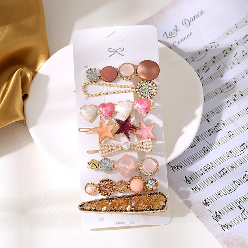 2022 Winter Korean Style Metal Hair Clip for Girls - Trendy Bangs Hairpin and Side Clip Hair Accessories