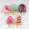 10/100Pcs Fruit Ice Cream Series Miniature Diy Home Decor Craft Accessories Flat Back Resin Cabochons For Hairpin Scrapbooking