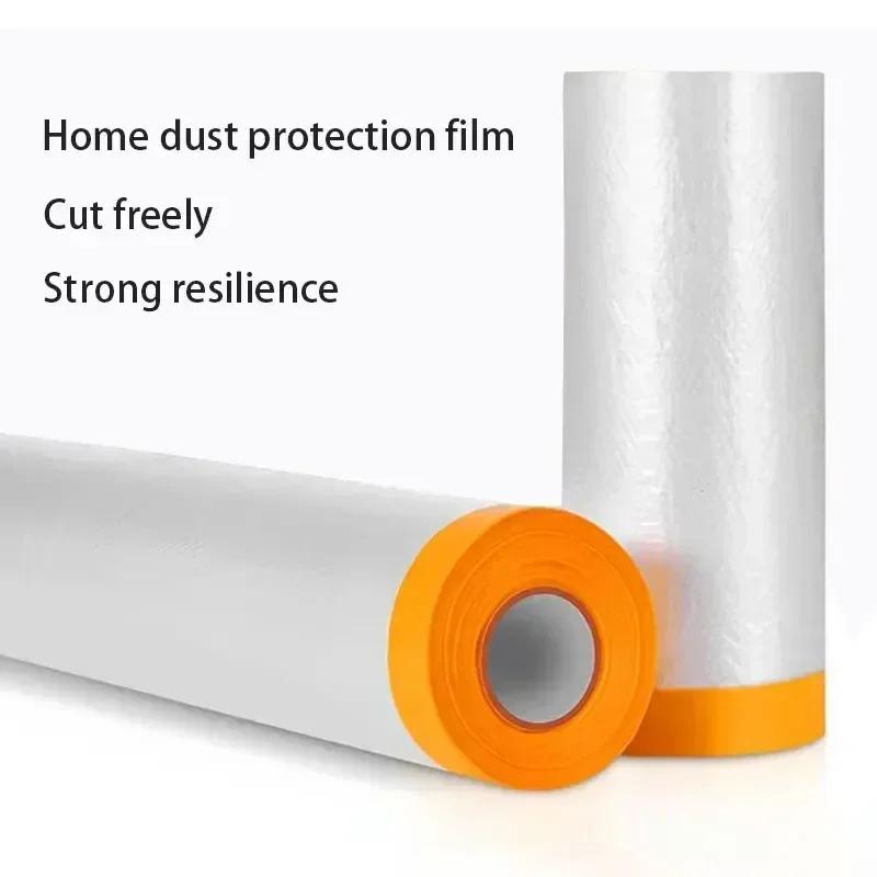 25Meter Big Multifunctional Dust Film Furniture Cover with Plastic Protective Films Disposable Dust Cover Cloth Bed Sofa bigPage
