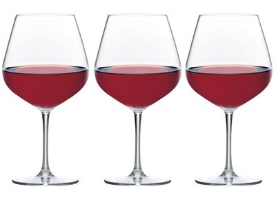 Toyo Sasaki Glass Wine Glass DIAMANT Burgundy 730ml Set of 3 Dishwasher Safe Good Design Award Glass Red Wine White Wine Shatter-resistant