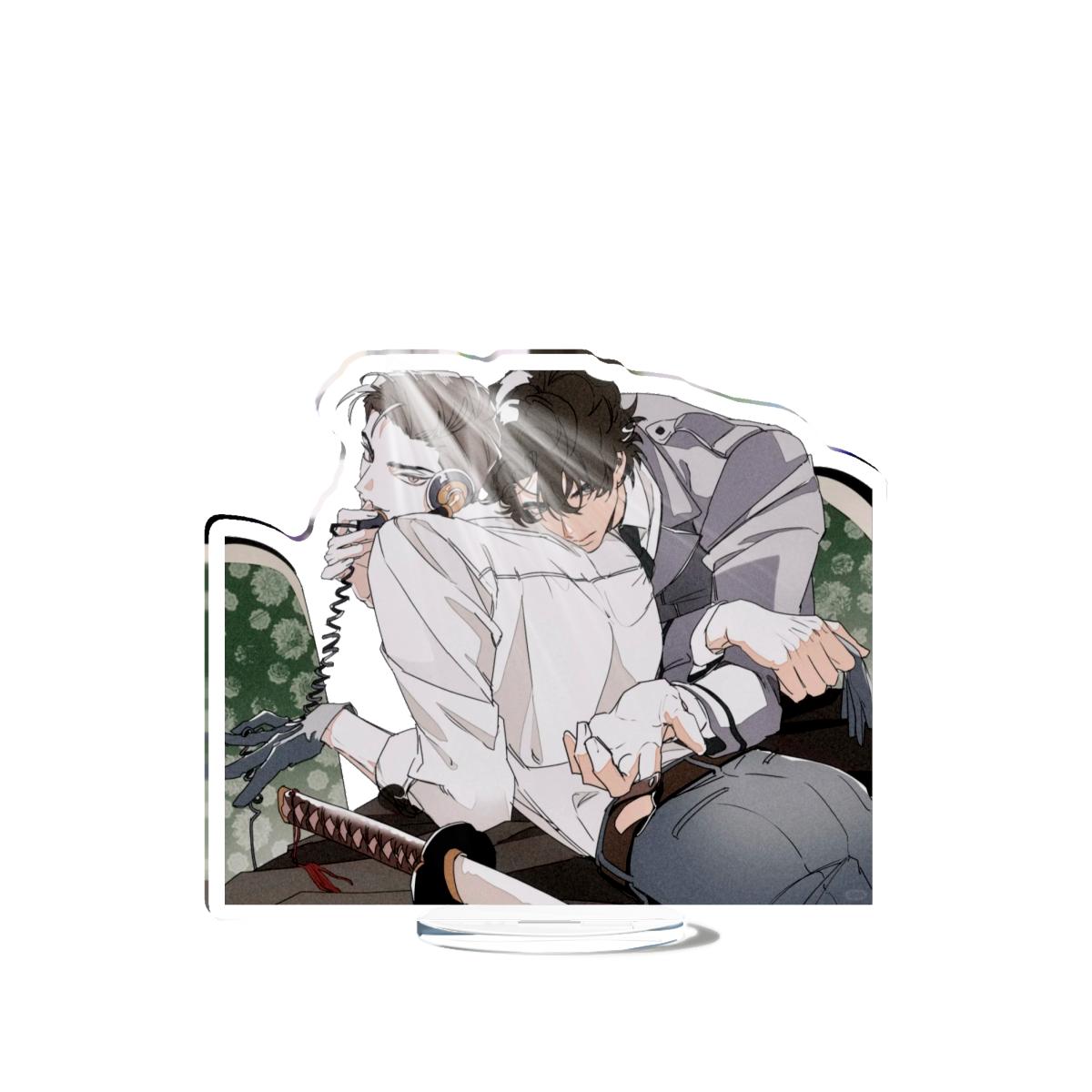 

Black Swan Korean BL Novel Manwha Acrylic Stand Model Plate Decoration Desk Figure Display Friends Girls Gifts New Accessories 10 cm