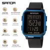 Sanda Luminous Waterproof Sports Watch for Teens - Alarm, Timer, Junior & Senior Students