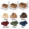 Rectangular Cosmetics Storage Box Handmade Snack Storage Box Coffee Table Storage Basket  for Home