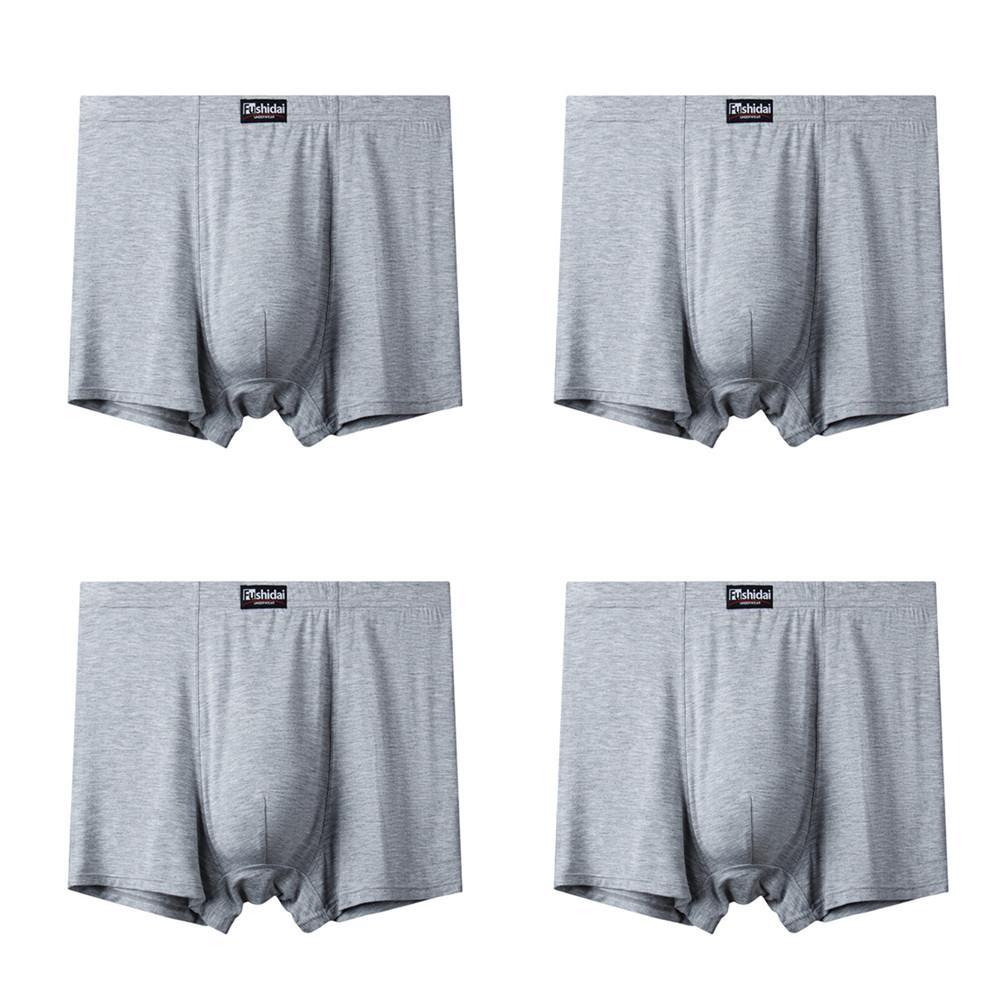 4 Pieces Big Size Underwear Men 's Panties Breathable Underpants Modal Oversize Boxers Shotrs 3XL 4XL 5XL 6XL  7XL 8XL 9XL 10XL 11XL 12XL 13XL
