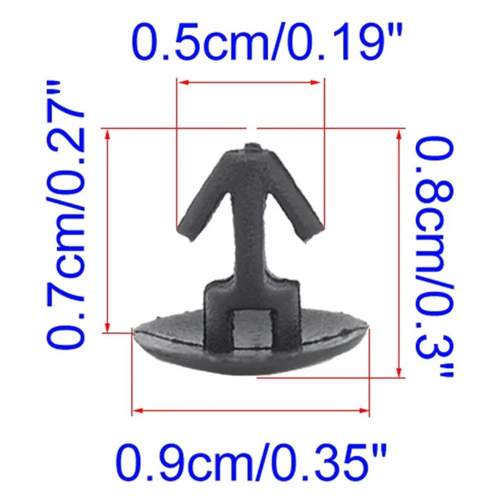 BVGVKZLZYK Door Weatherstrip Rivet Lining Lower Upper Clips X-Trail T30 T31 T32 Nissan Qashqai