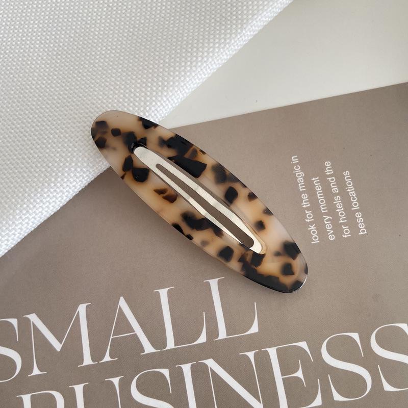 High-End Acetate Hair Clip for Bangs and Flyaways - Elegant Side and Back Clip for Women